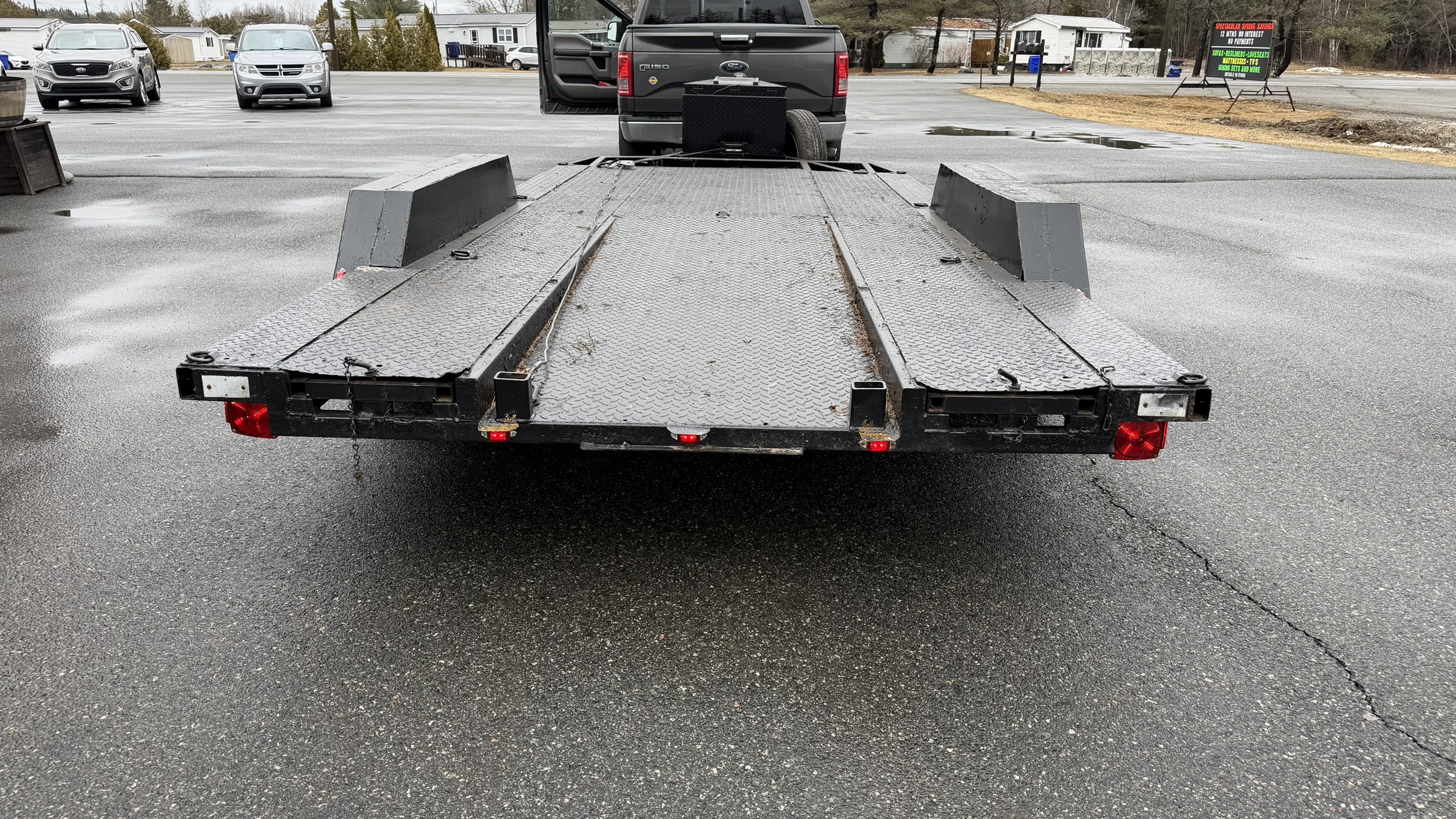 HOMEMADE CAR TRAILER