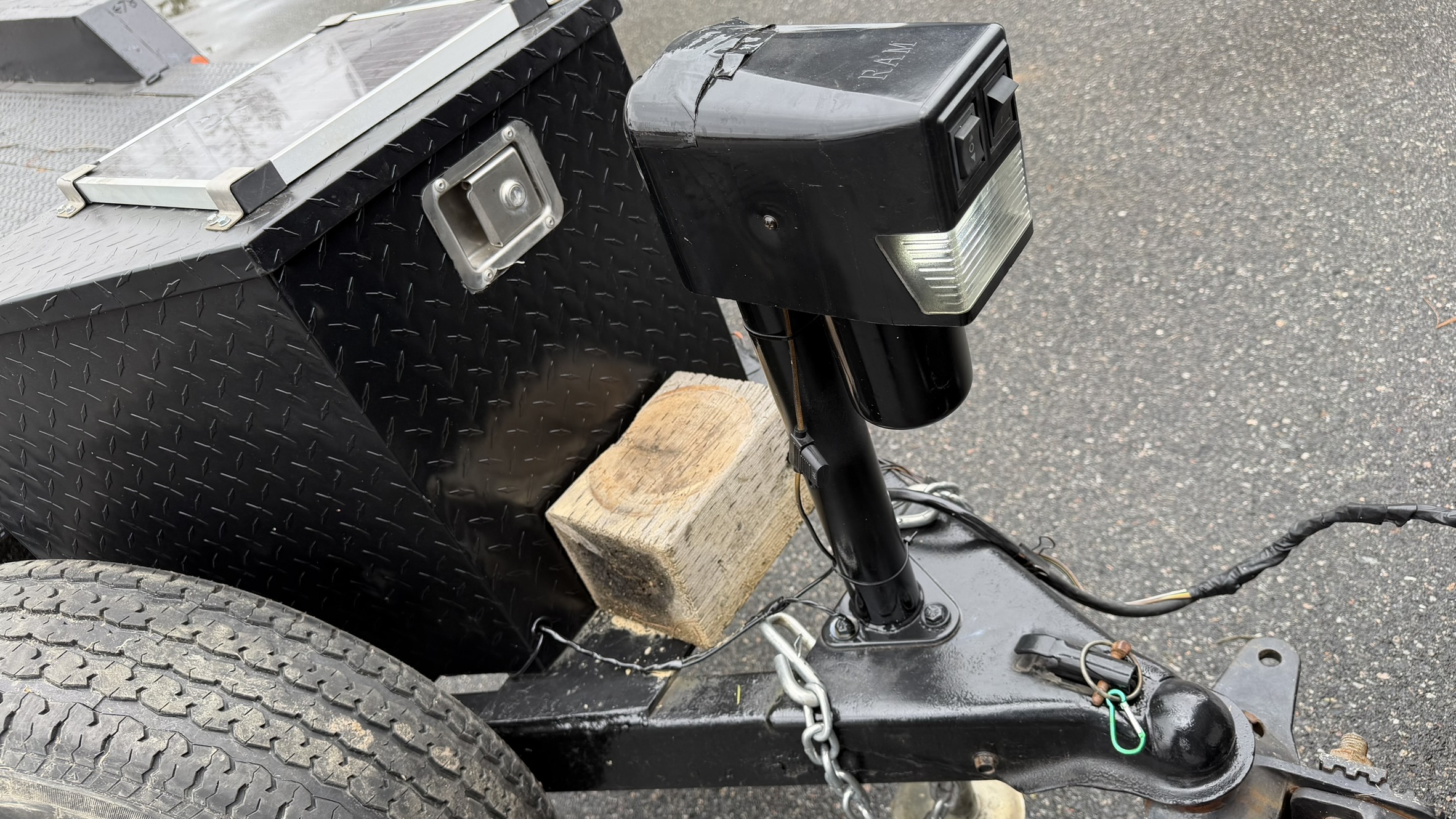 HOMEMADE CAR TRAILER