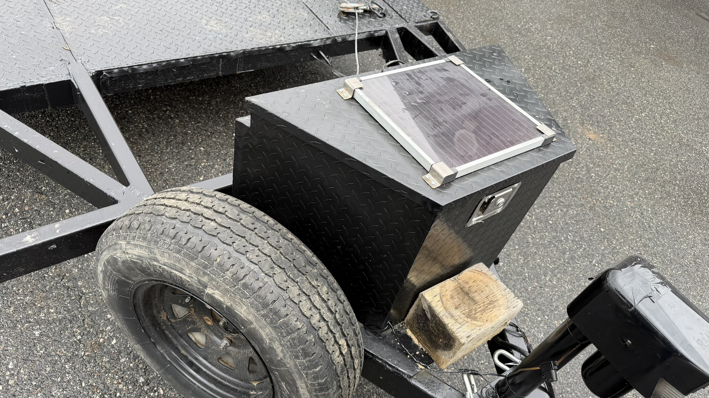 HOMEMADE CAR TRAILER